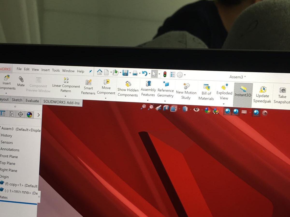 Detailed solid model view of the redesigned box