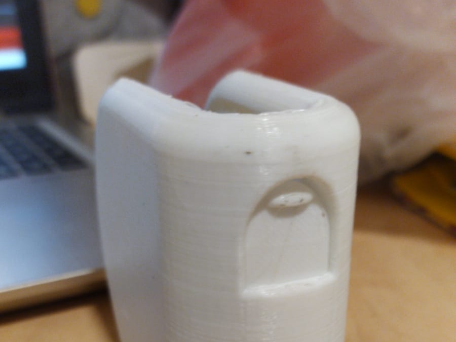 Front view of the physical prototype
